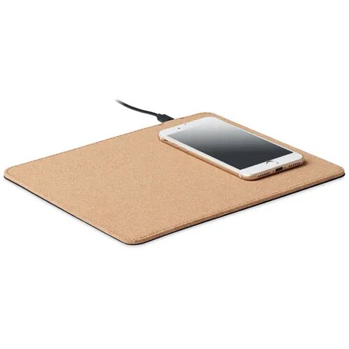 Muismat met 15w oplader Wireless matty beige