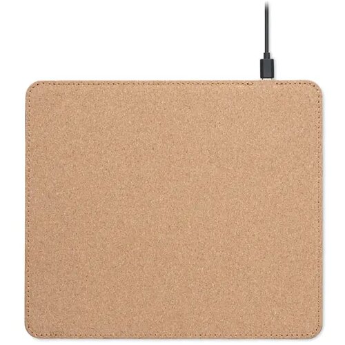 Muismat met 15w oplader Wireless matty beige