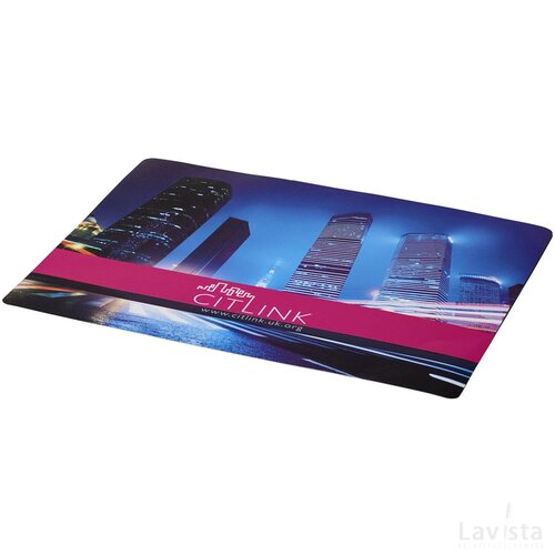 Brite Mat® lichtgewicht muismat Zwart Wit