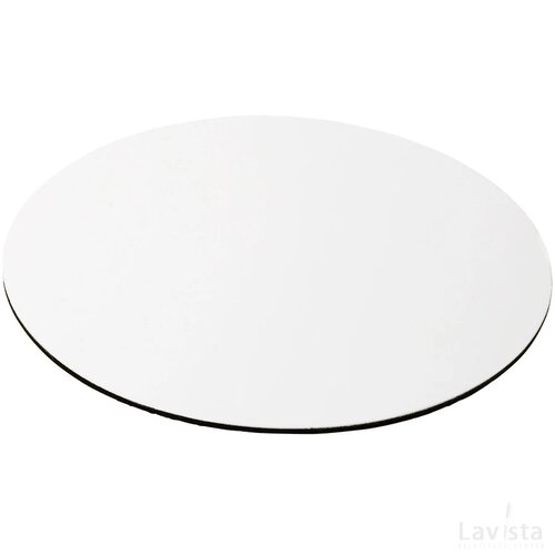 Q Mat® ronde muismat Zwart