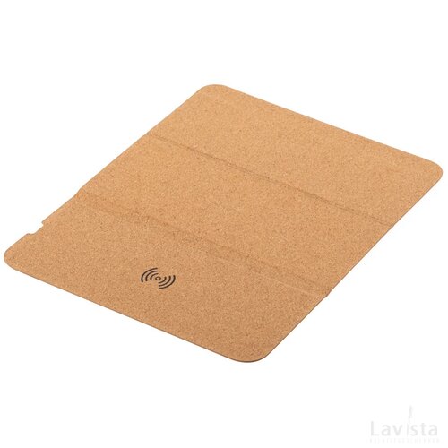 Relium Muismat Met Ingebouwde Draadloze Oplader Bruin