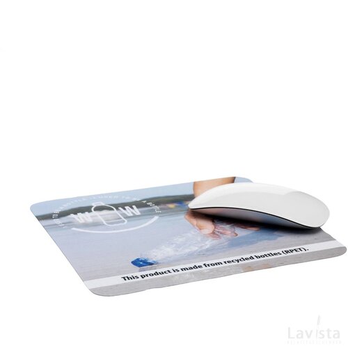 Rpet Mousepad Cleaner Anti-Slip Muismat Wit