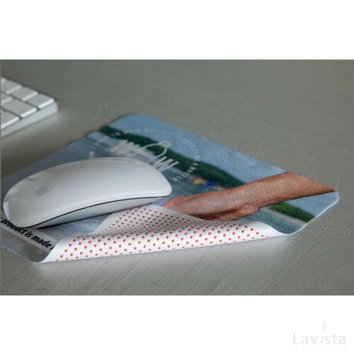 Rpet Mousepad Cleaner Anti-Slip Muismat Wit