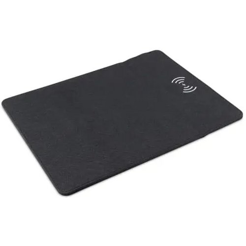 Muismat met draadloos oplaadstation 5W zwart