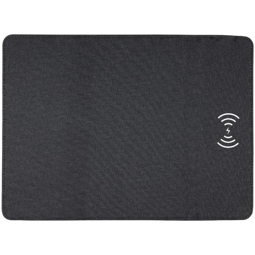 Muismat met draadloos oplaadstation 5W zwart