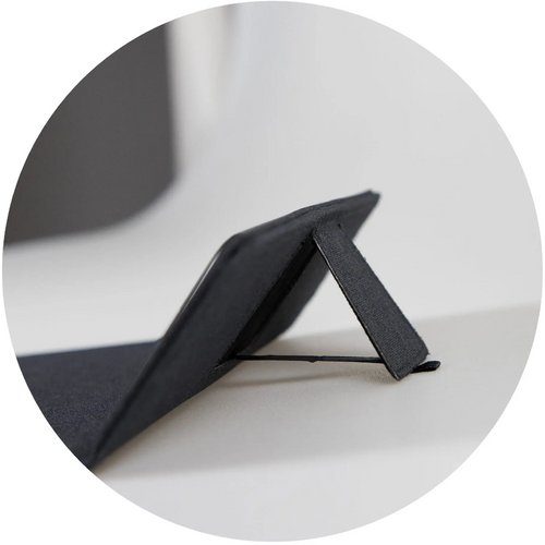 Muismat met draadloos oplaadstation 5W zwart