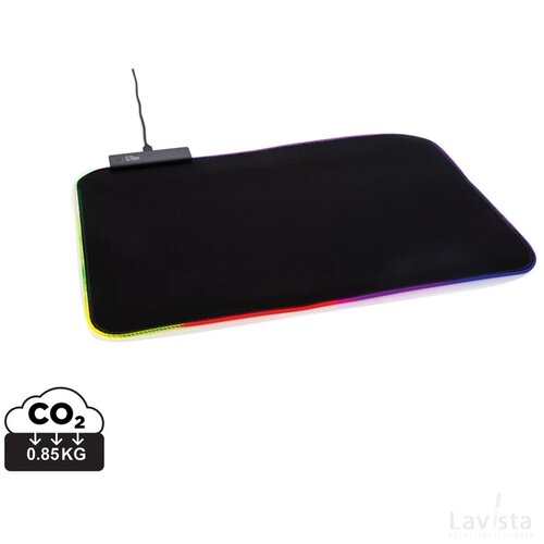 RGB gaming-muismat zwart