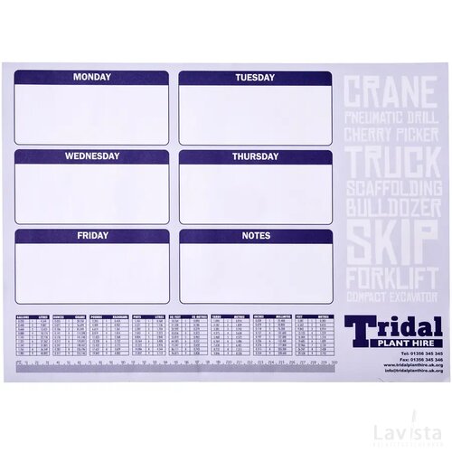 Desk-Mate® A2 bureauonderlegger Wit