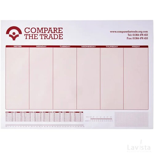 Desk-Mate® A3 bureauonderlegger Wit