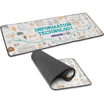 Sublimatie Bureau Mat 78 x 30 cm wit