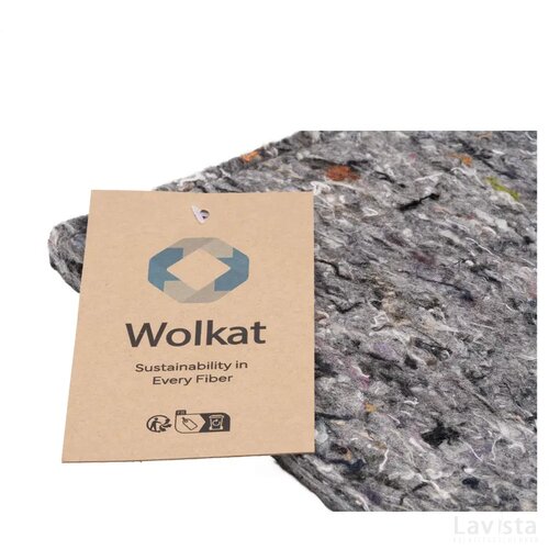 Wolkat Tanger Recycled Textile Mousepad Muismat Grijs