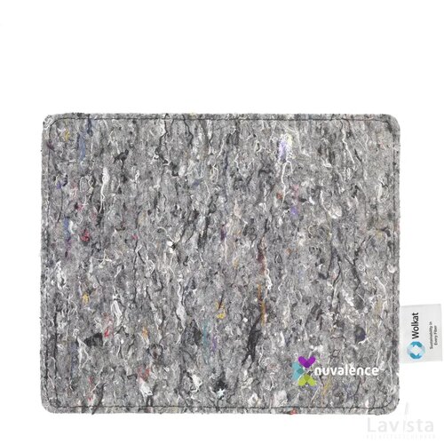 Wolkat Tanger Recycled Textile Mousepad Muismat Grijs