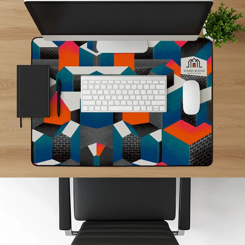 A2 bureau mat sublimatie 59x42 cm wit